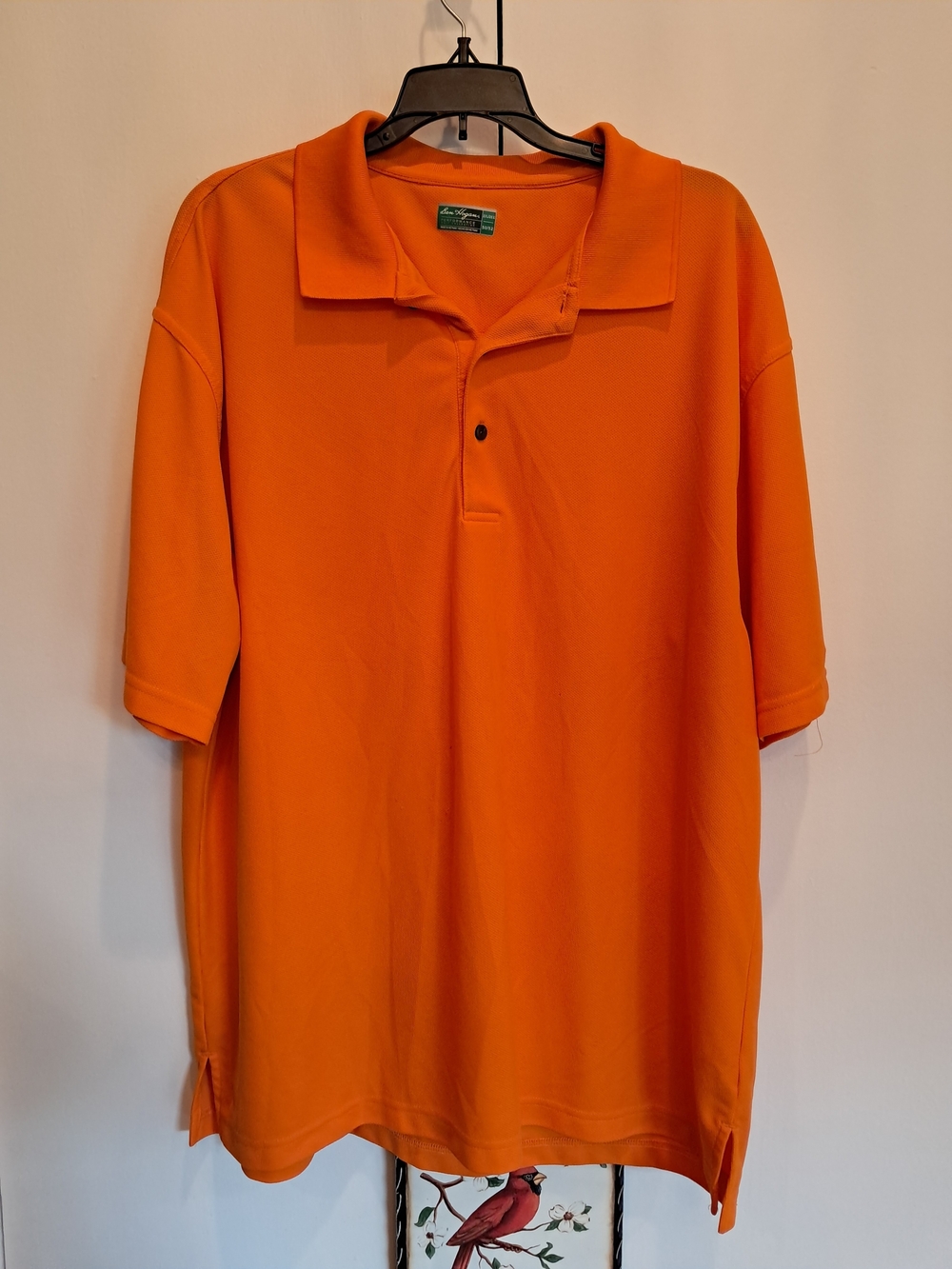 Ben Hogan Men's Orange Short-Sleeve Polo